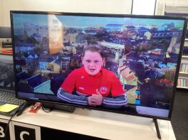 P7 take part in ‘The BBC comes to Town’ in Downpatrick library!