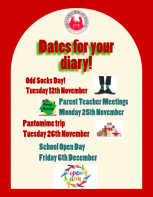 More dates for your diary!